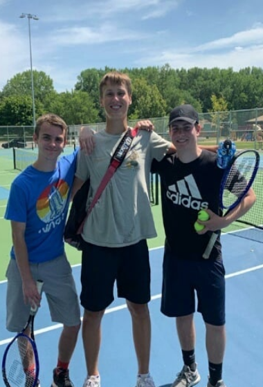 Me and some buds after playing tennis